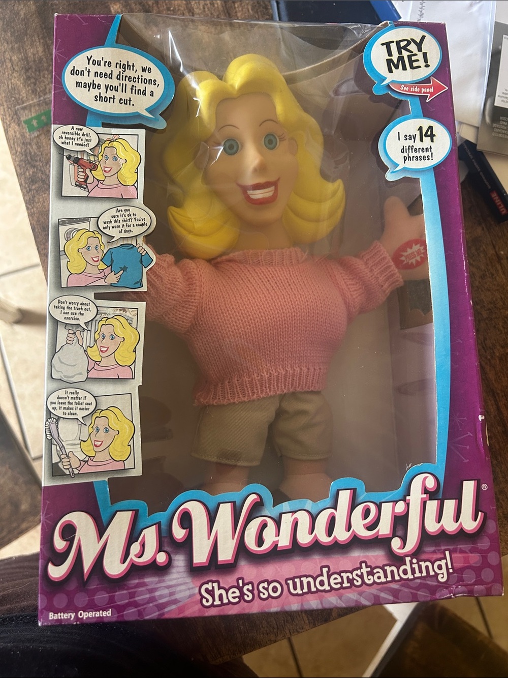 Talking Doll - Pink Sweater